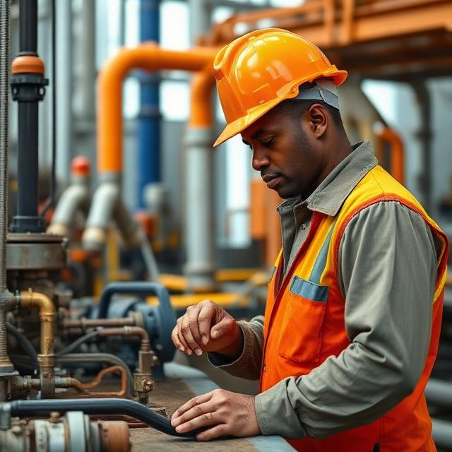 Safety personnel at work